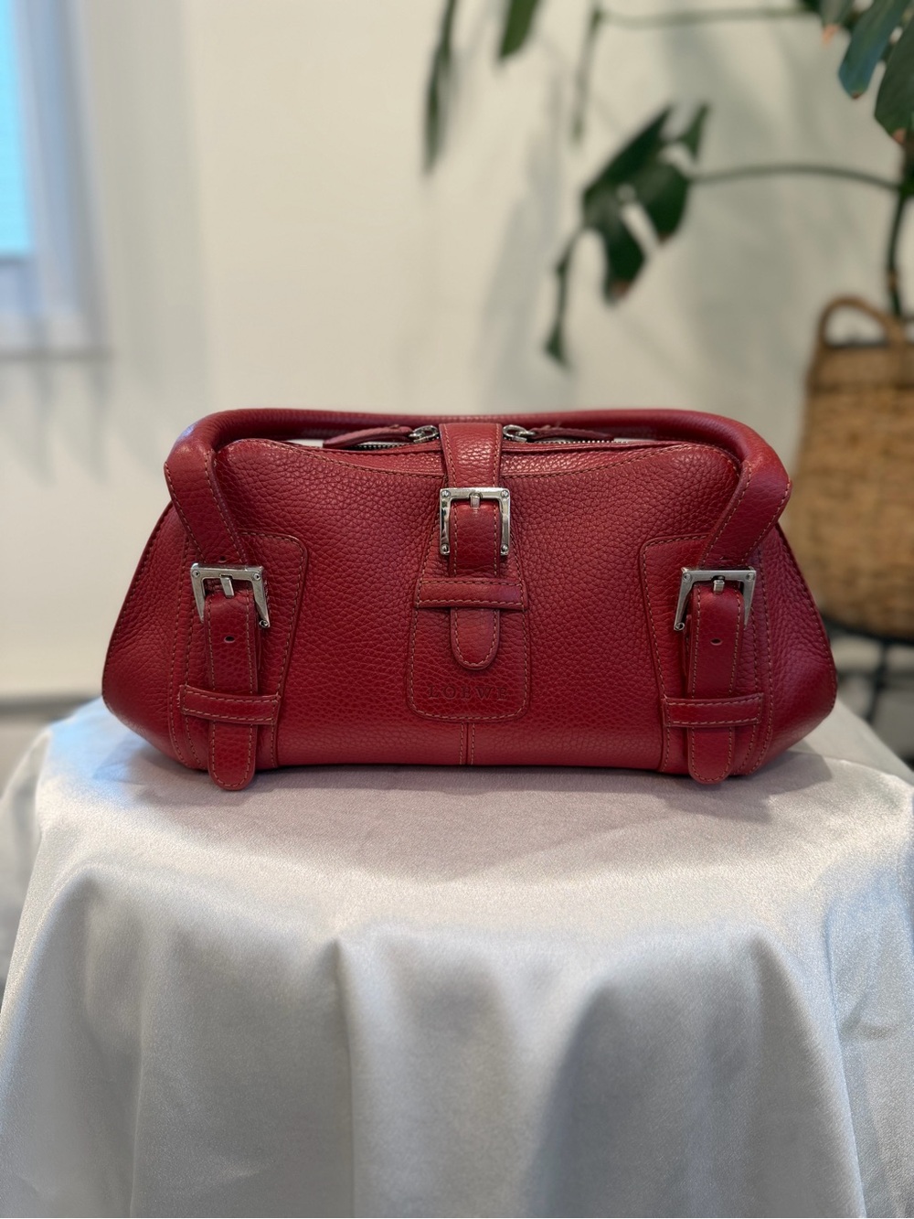 Loewe Red Leather Senda
Leather Shoulder Bag / Hand bag
